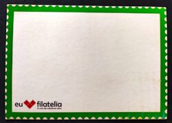 Cartão Postal Oficial dos Correios 2010 Eu Amo Filatelia