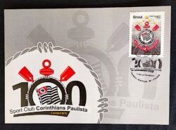 Cartão Postal Oficial dos Correios 2010 Corinthians Futebol Escudo Maximo Postal