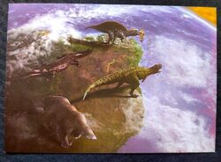Cartão Postal Oficial dos Correios 2014 Animais Pré-Históricos do Brasil Dinossauros