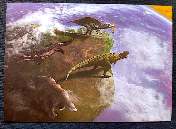 Cartão Postal Oficial dos Correios 2014 Animais Pré-Históricos do Brasil Dinossauros 1
