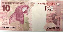 Cédula Flor de Estampa R$ 10 Reais Segunda Família HB.085.741.303 Guardia e Goldfajn