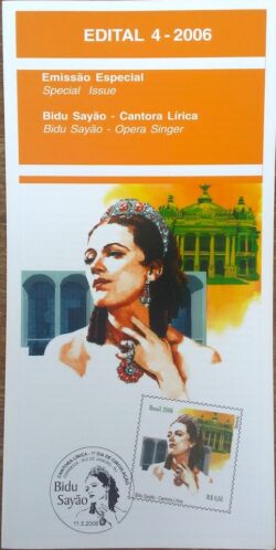 Edital 2006 04 Bidu Sayao Cantora Lirica Música Sem Selo