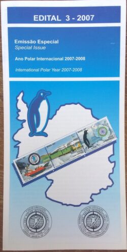 Edital 2007 03 Ano Polar Internacional Navio Pinguim Sem Selo