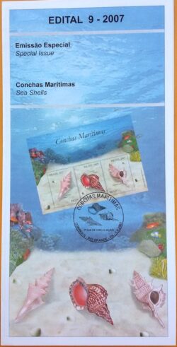 Edital 2007 09 Conchas Marinhas Sem Selo