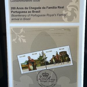 Edital 2008 01 200 Anos Família Real Portuguesa Mancha Sem Selo