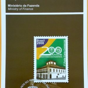 Edital 2008 19 200 Anos Família Real Ministerio da Fazenda Economia Sem Selo