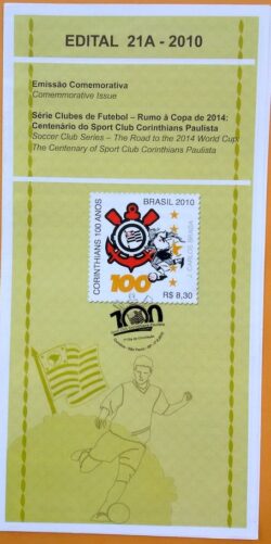 Edital 2010 21A Corinthians Tecido Futebol Sem Selo