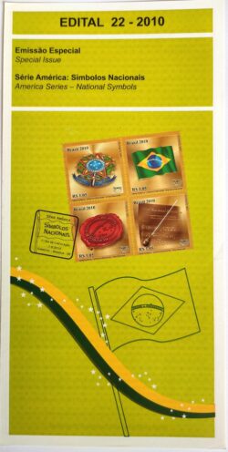Edital 2010 22 Simbolos Nacionais Bandeira Sem Selo