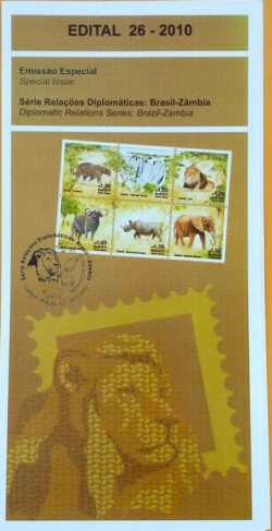 Edital 2010 26 Relações Diplomáticas Zambia Sem Selo