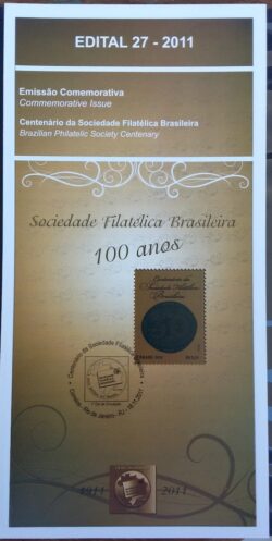 Edital 2011 27 Sociedade Filatelica Brasileira Sem Selo