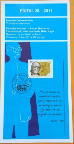 Edital 2011 28 Mario Lago Ator Sem Selo
