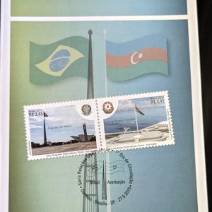Edital 2015 11 Relacoes Diplomaticas Brasil Azerbaijao Bandeira Sem Selo
