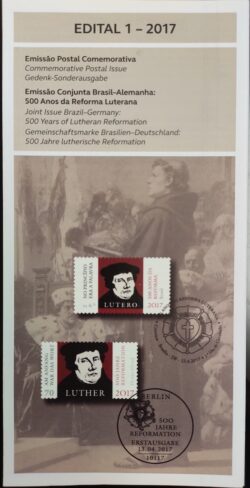 Edital 2017 01 Brasil Alemanha Reforma Luterana Lutero Religiao Protestante Sem Selo