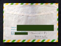 Envelope Circulado 1996 Brasil Orquídeas