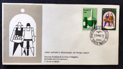 Envelope FDC 118 Série Amparo e Segurança ao Trabalhador CPD SMA Santa Maria RS