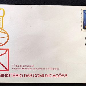 Envelope FDC 251 Ministério das Comunicações 1982 CPD MG