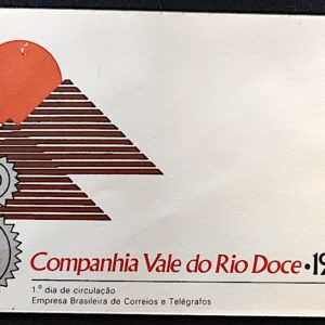 Envelope FDC 253 Companhia Vale do Rio Doce Economia 1982 CPD MG
