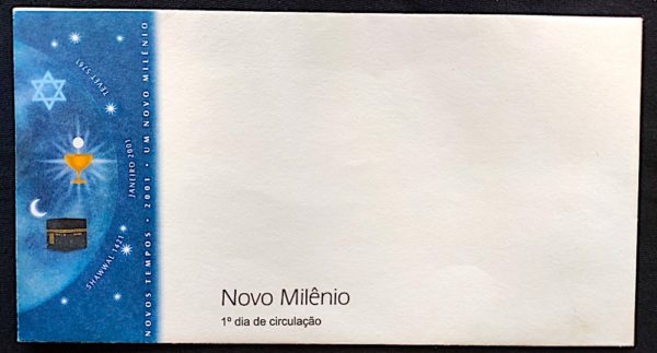 Envelope FDC 699 Novo Milênio Israel Judaísmo Catolicismo Islamismo 2001