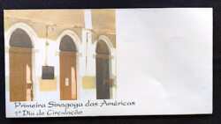 Envelope FDC 707 Primeira Sinagoga das Américas Judaísmo Israel 2001