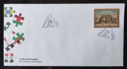 Envelope FDC 725 C Selo C 3001 Relacoes Diplomaticas Brasil Egito 2010