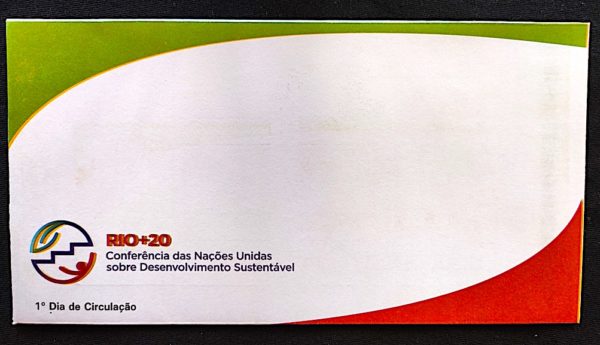 Envelope FDC 727 Rio + 20 Nações Unidas 2012