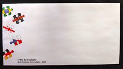 Envelope FDC 731 Relações Diplomáticas 2013 Rep Tcheca Alemanha Geórgia Quênia