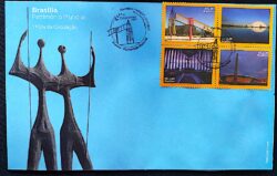 Envelope FDC 744 Brasília Patrimônio Mundial 2017 CBC DF BSB