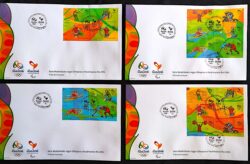 Envelope FDC Selos da 1a Emissao Olimpiadas Rio 2016
