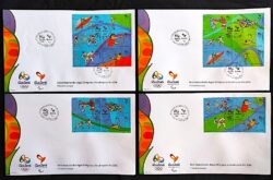 Envelope FDC Selos da 2a Emissao Olimpiadas Rio 2016