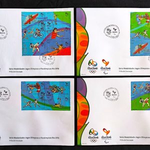 Envelope FDC Selos da 2a Emissao Olimpiadas Rio 2016
