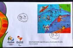 Envelope FDC Selos da 2a Emissao Olimpiadas Rio 2016