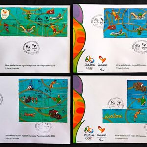Envelope FDC Selos da 3a Emissao Olimpiadas Rio 2016