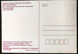 Maximo Postal 2002 Brasília Juscelino Kubitschek Chapéu CBC DF