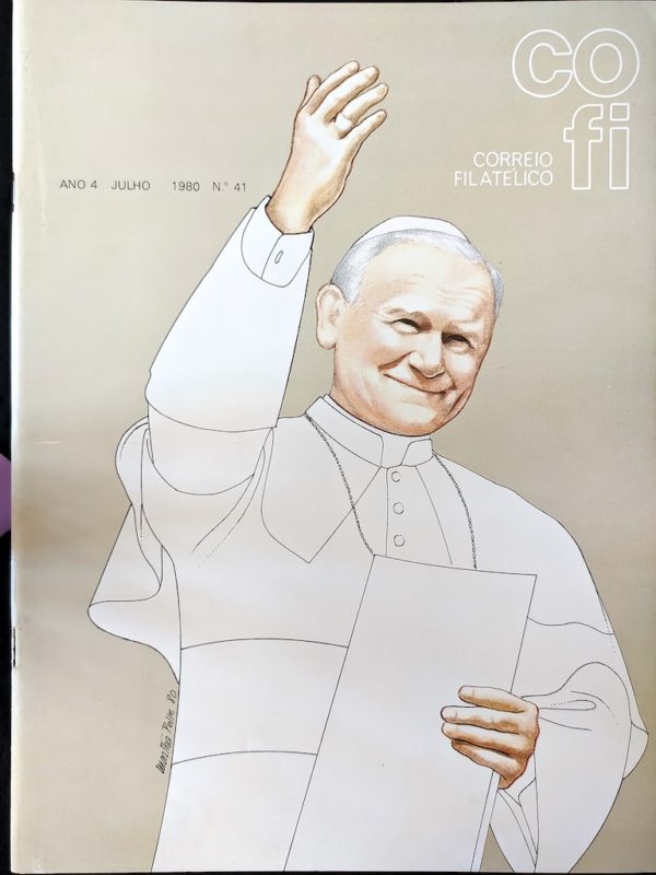 Revista COFI Correio Filatélico 1980 Ano 4 Número 41 Papa Joao Paulo II