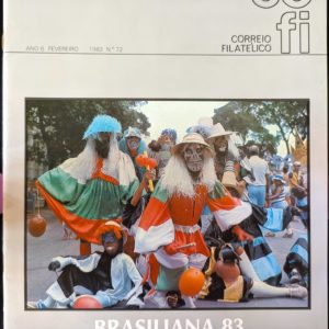 Revista COFI Correio Filatélico 1983 Ano 6 Número 72 Brasiliana 1983