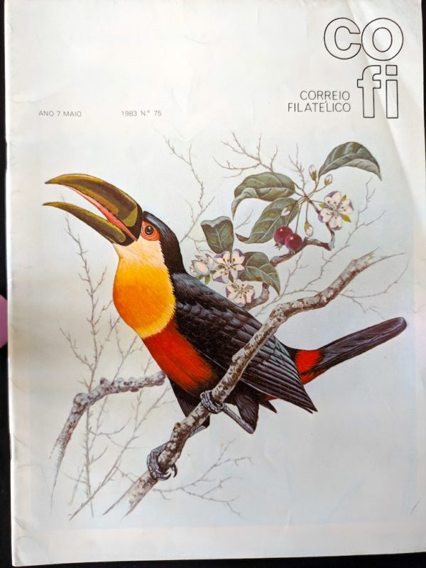 Revista COFI Correio Filatélico 1983 Ano 7 Número 75 Ave Tucano