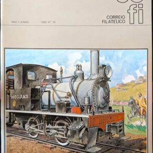 Revista COFI Correio Filatélico 1983 Ano 7 Número 76 Trem Mogiana