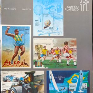 Revista COFI Correio Filatélico 1983 Ano 7 Número 78 Brasiliana 1983
