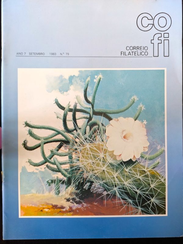 Revista COFI Correio Filatélico 1983 Ano 7 Número 79 Cacto Caatinga