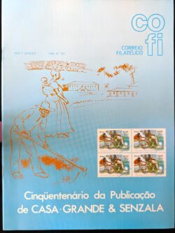 Revista COFI Correio Filatélico 1984 Ano 7 Número 83 Casa Grande e Senzala