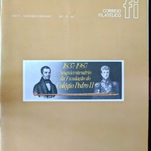 Revista COFI Correio Filatélico 1987 Ano 11 Número 109 Colégio Pedro II