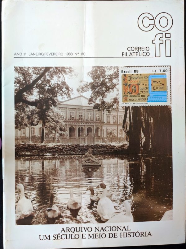 Revista COFI Correio Filatélico 1988 Ano 11 Número 110 Arquivo Nacional