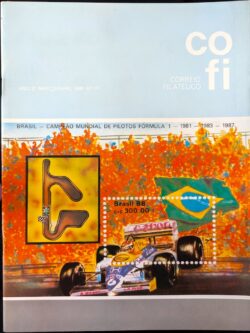 Revista COFI Correio Filatélico 1988 Ano 12 Número 111 Nelson Piquet Formula 1