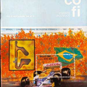 Revista COFI Correio Filatélico 1988 Ano 12 Número 111 Nelson Piquet Formula 1