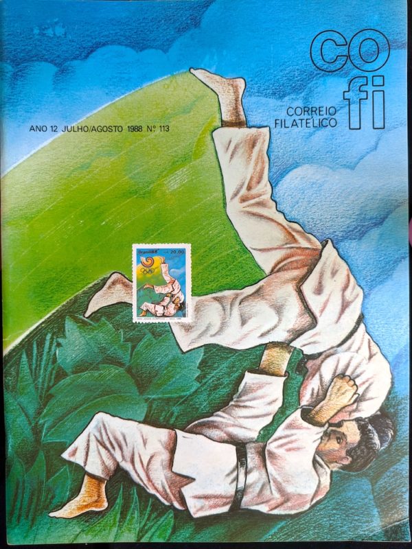 Revista COFI Correio Filatélico 1988 Ano 12 Número 113 Judô Esporte