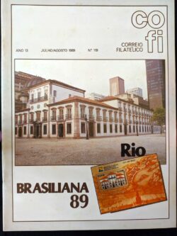 Revista COFI Correio Filatélico 1989 Ano 13 Número 119 Brasiliana 89