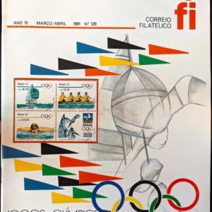Revista COFI Correio Filatélico 1991 Ano 15 Número 129 Olimpíadas Espanha Barcelona