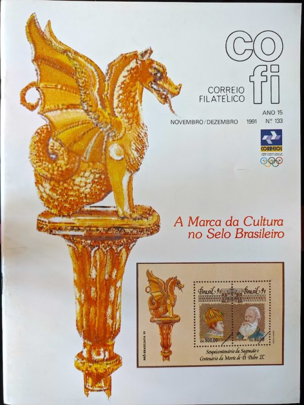 Revista COFI Correio Filatélico 1991 Ano 15 Número 133 Dom Pedro