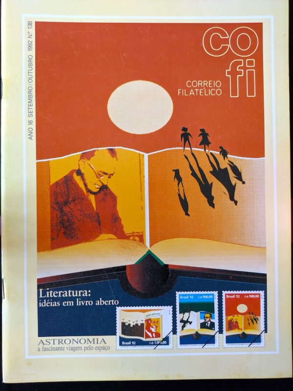 Revista COFI Correio Filatélico 1992 Ano 16 Número 138 Literatura