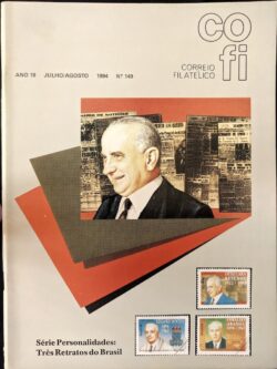 Revista COFI Correio Filatélico 1994 Ano 18 Número 149 Personalidades